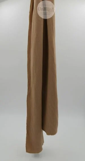 Premium Jersey Côtelé Beige bois