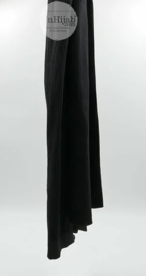 Premium Jersey Côtelé Noir