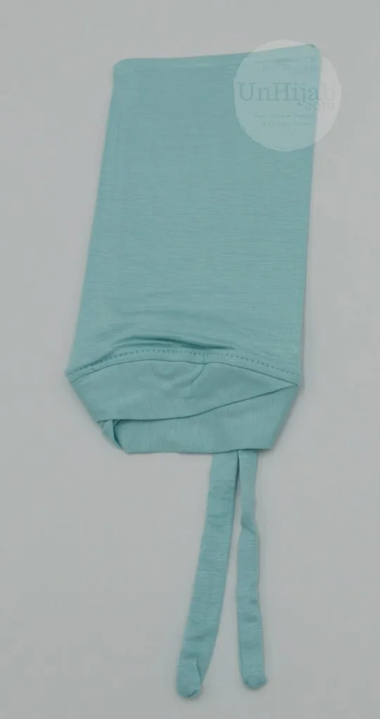 Bonnet Croisé Collection Classique Bleu cyan clair