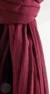 Burgundy Pleated Chiffon Hijab Wisteria Collection - Image 8