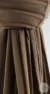 Deep Taupe Pleated Chiffon Hijab Wisteria Collection details