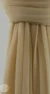 Cream Pleated Chiffon Hijab Wisteria Collection - Image 8