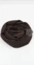 Pleated Chiffon Hijab Saddle Brown Wisteria Collection - Image 9
