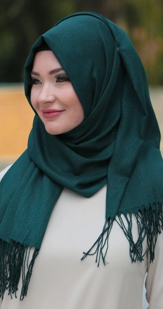 Pashmina Collection Talia Vert forêt