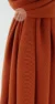 Hijab Soie de Médine Rust - Image 5