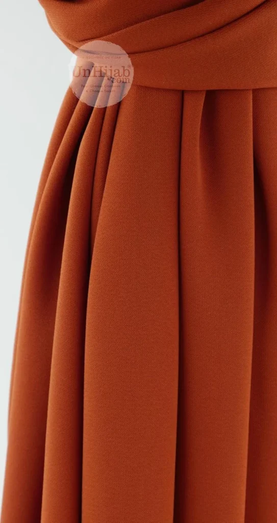 Hijab Soie de Médine Rouille – view 4
