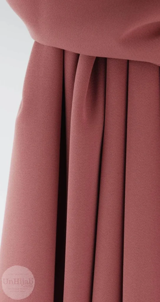 Hijab Soie de Médine Rouge terre – view 2