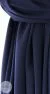 Hijab Soie de Medine Bleu Marine – Image 2