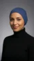 Unterkopftuch mit Unterkappe Marineblau, Basic-Kollektion – Bild 2