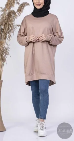SweatShirt Long Beige