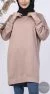 SweatShirt Long Beige - Bild 6