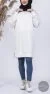 Long White Sweatshirt - Image 4