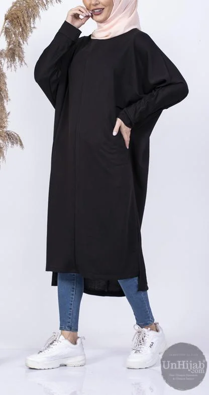 Tunique longue femme Noir Tunique longue femme Noir