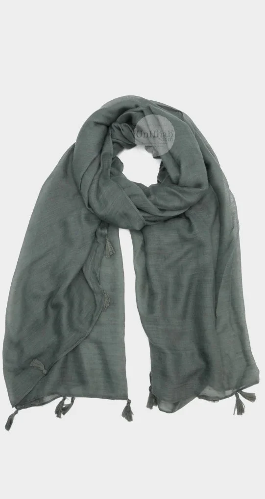 Châle Collection Basic Olive foncé