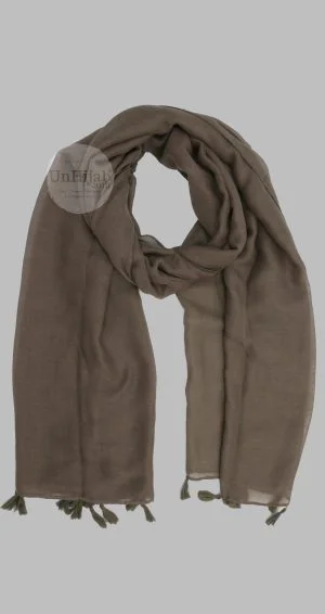 chale pour femme taupe