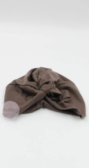 Turban Brun cuir