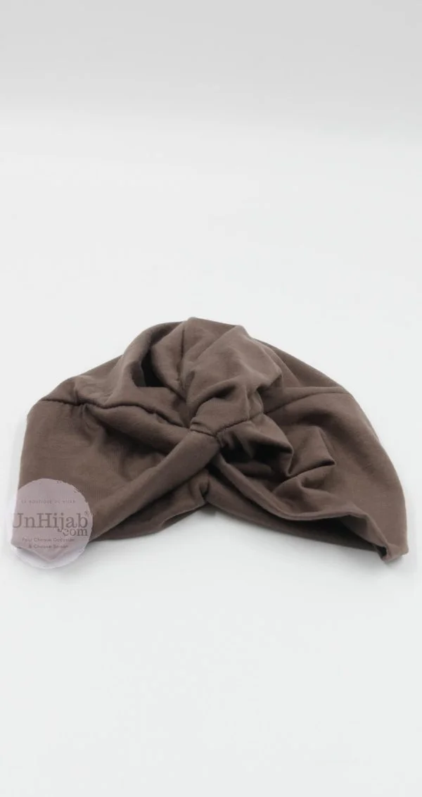 Leerbruine turban