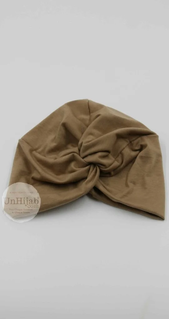 Turban Beige bois