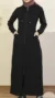 Black Long Zipped Hooded Sweatshirt for Women - Image 11