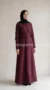 burgundy buttoned abaya 03