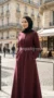 burgundy buttoned abaya 02