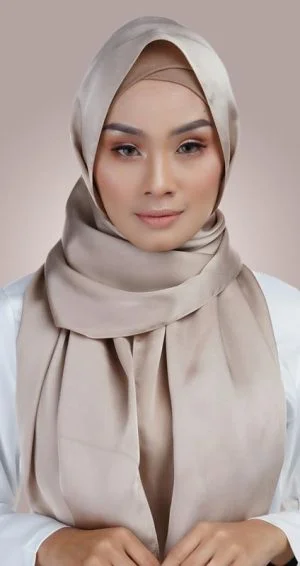 Hijab Elyse 2 en 1 Beige