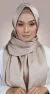Hijab Elyse 2 en 1 Marron - Bild 5