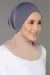 Sous Hijab Collection Basic Bonnet Gris ardoise - Immagine 3