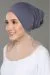 Sous Hijab Collection Basic Bonnet Gris ardoise - Immagine 4