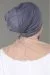 Sous Hijab Collection Basic Bonnet Gris ardoise - Immagine 2