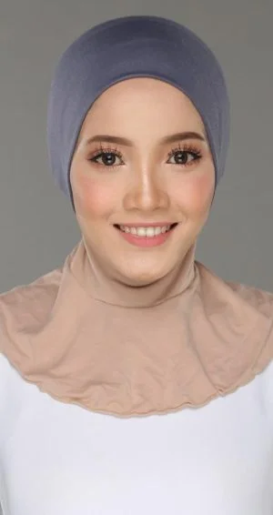 Sous Hijab Collection Basic Bonnet Gris ardoise