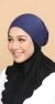 Sous Hijab Collection Basic Bonnet Bleu Marine – Image 2