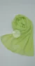 Lime Green Chiffon Hijab Premium Collection - Image 3