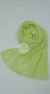 Hijab Mousseline Vert Lime Premium Collection – Image 2
