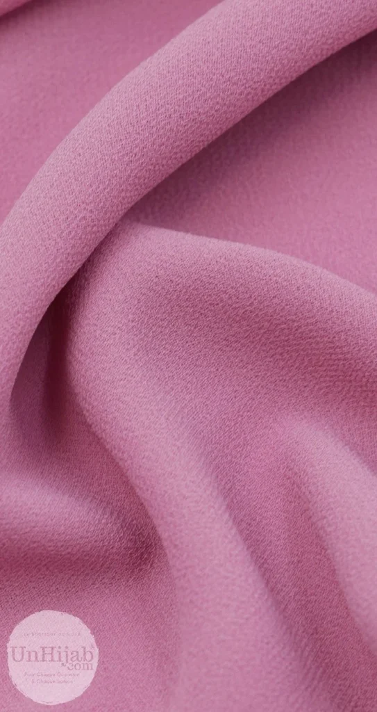 Hijab Mousseline Pink Premium Collection – vue 3