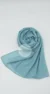 Turquoise Chiffon Hijab Premium Collection - Image 4