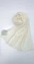 Hijab Mousseline Crème Collection XL - Afbeelding 2