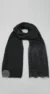 Hijab de encaje negro denim rectangular - Imagen 10