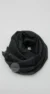 Hijab de encaje negro denim rectangular - Imagen 7