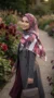 Luxury Collection FT30 scarf - Garden photo - Model style: Hijabi
