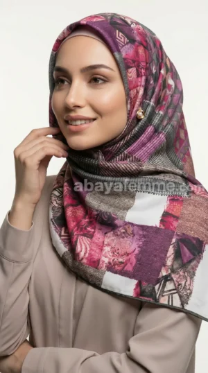 Foulard Collection luxe FT30 - Studio Photo - Model Style: Hijabi