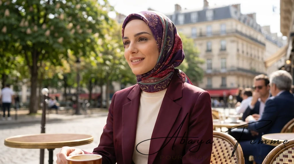 Foulard Collection Luxe FT52 1 Foulard carré imprimé haut de gamme collection luxe FT52