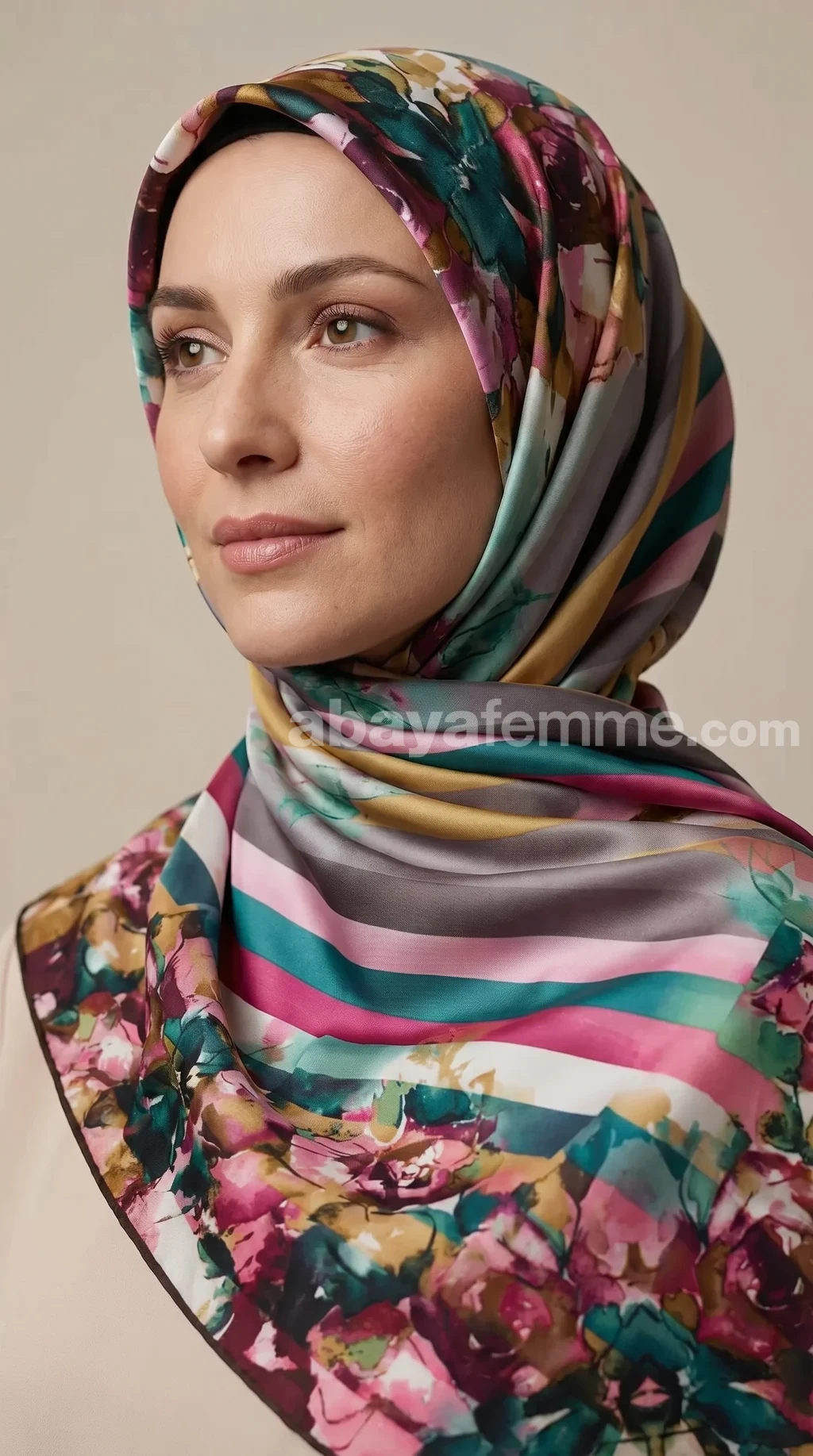 Foulard carré collection Luxe 08 01