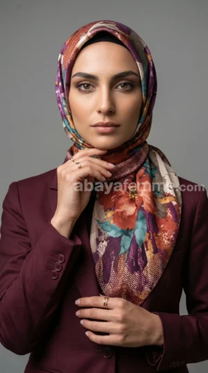 Foulard Collection luxe 17 - Studio Photo - Model Style: Hijabi