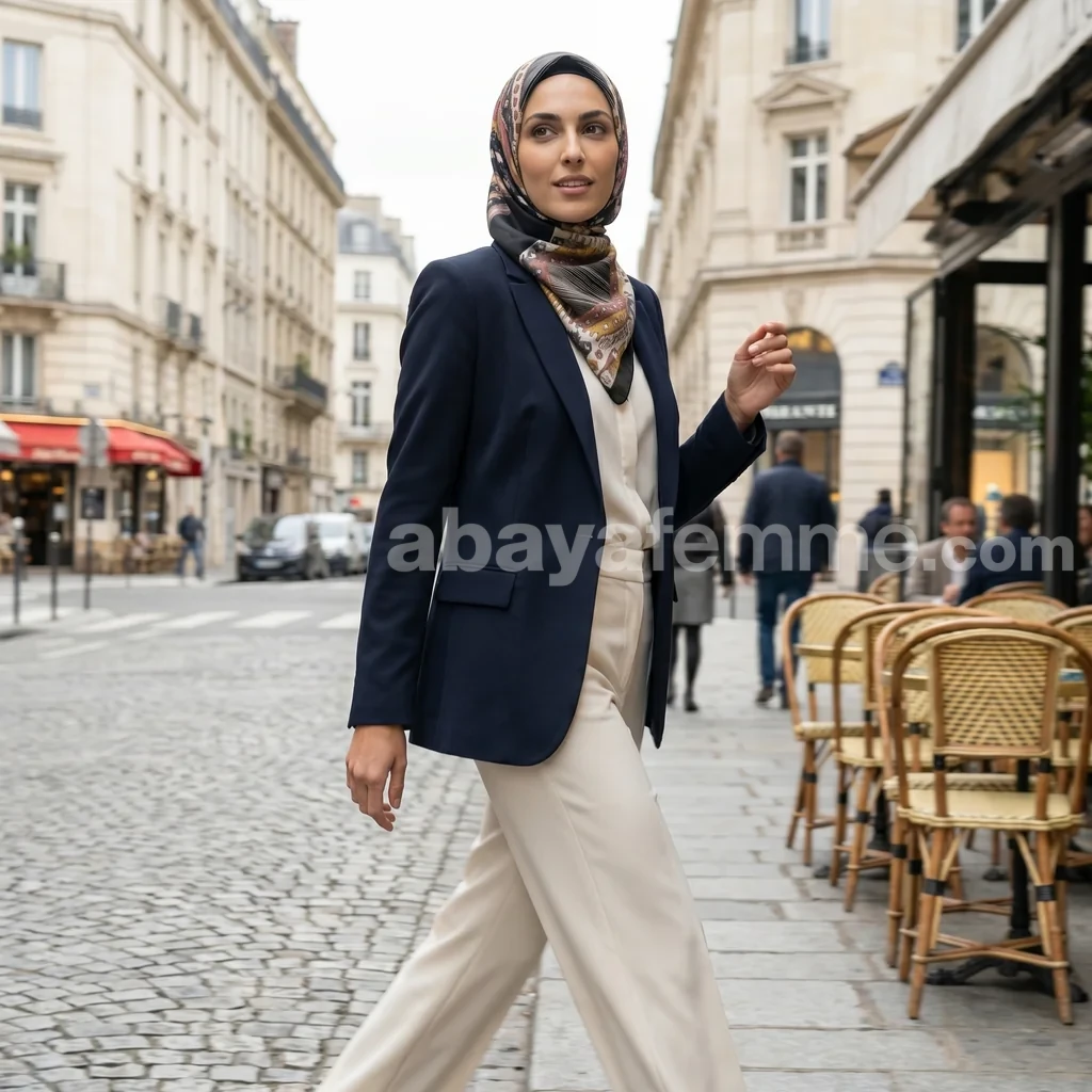 Foulard Collection Luxe FT25 2 Gros plan sur les motifs artistiques et les couleurs vibrantes du foulard collection luxe ft25