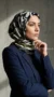Luxury collection square scarf 24 worn as a hijab