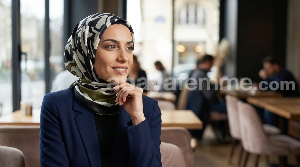 Foulard Collection Classique FT22 1 Foulard collection classique ft22 porté avec élégance