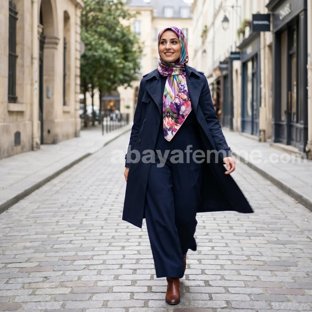 Foulard Collection Luxe FT14 2 Motifs détaillés du foulard collection luxe ft14