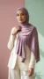 Mauve Jersey Hijab Premium Collection - Minimal Photo - Model Style: Hijabi