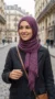 Hijab coton Distiny Prune